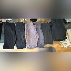 BUNDLE OF 12 FABLETICS LEGGINGS (one pair of shorts and one slit flare)